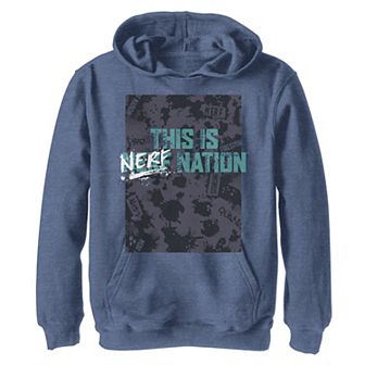 Boys 8-20 Nerf This Is Nerf Nation Poster Hoodie