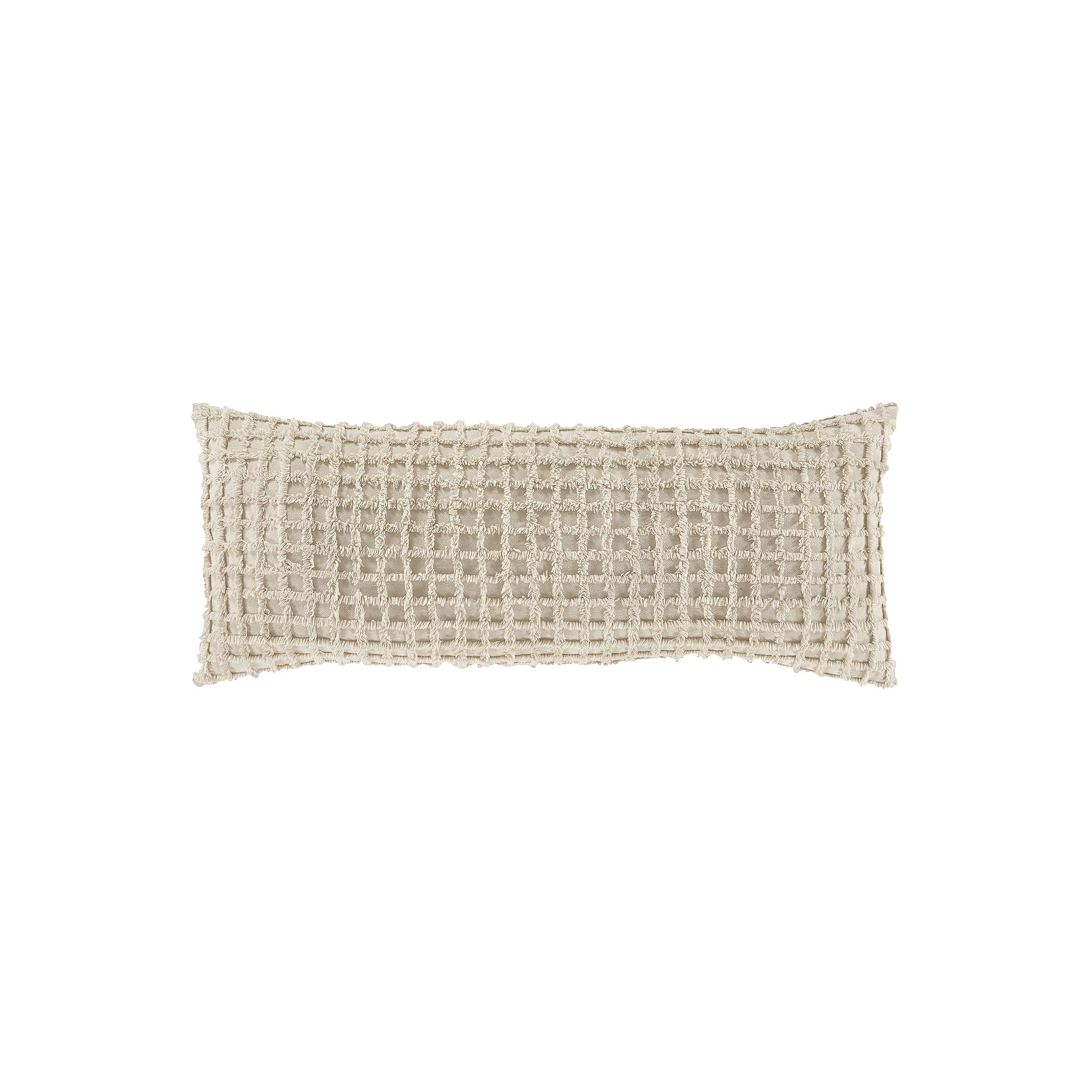 Five Queens Court Bolster Decorative Throw Pillow, Beige Khaki