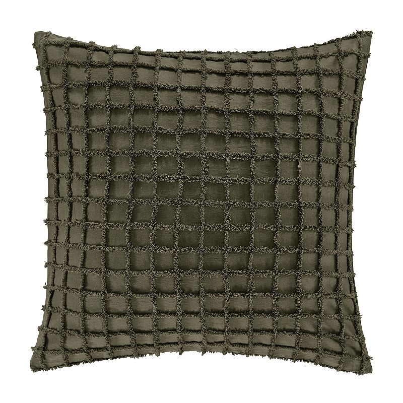 Five Queens Court Decorative Throw Pillow, Green, Fits All
