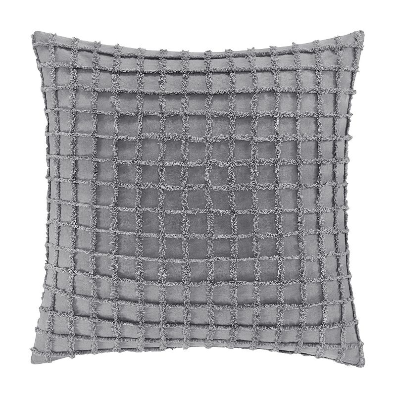 Five Queens Court Euro Sham, Grey