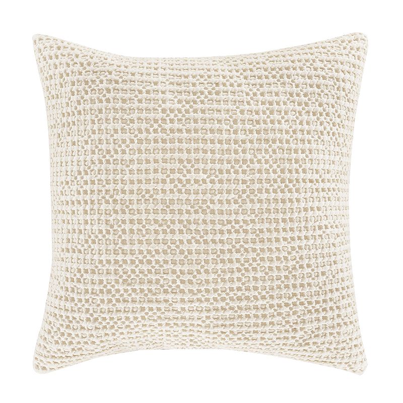 Five Queens Court Graham Square Decorative Throw Pillow, White, Fits All