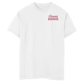 Boys 6-20 Stranger Things Benny's Burgers Pocket Graphic Tee
