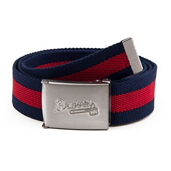 Men's Atlanta Braves Fabric Belt