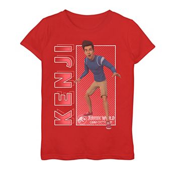 Girls 7-16 Jurassic World: Camp Cretaceous Kenji Portrait Graphic Tee