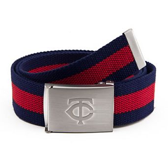 Men's Minnesota Twins Fabric Belt