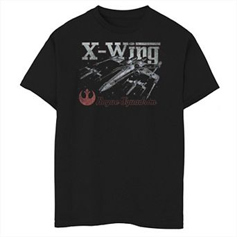 Boys 8-20 Star Wars X-Wing Rogue Squadron Portrait Graphic Tee