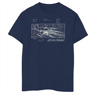 Boys 8-20 Star Wars X-Wing Concept Panel Graphic Tee