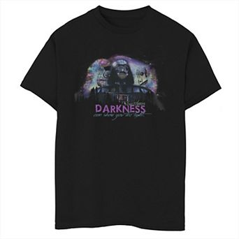 Boys 8-20 Star Wars Darth Vader Darkness Can Show You The Light Graphic Tee