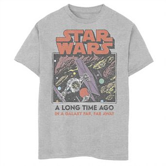 Boys 8-20 Star Wars TIE Fighter A Long Time Ago Graphic Tee