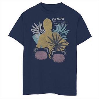 Boys 8-20 Star Wars Endor Minimalist Poster Graphic Tee