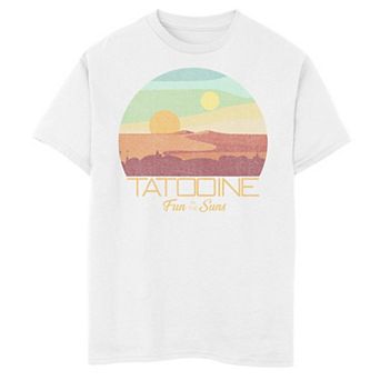 Boys 8-20 Star Wars Tatooine Postcard Graphic Tee