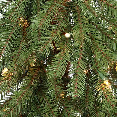 PULEO INTERNATIONAL Pre-Lit 4' Alpine Artificial Christmas Tree with 100 Lights