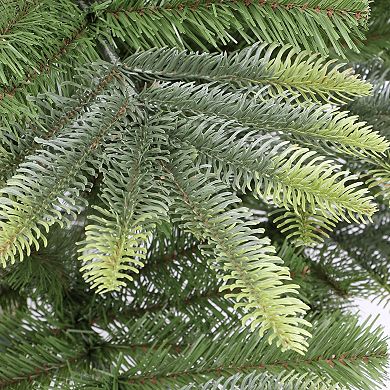 PULEO INTERNATIONAL 6.5' Slim Aspen Fir Artificial Christmas Tree with Stand