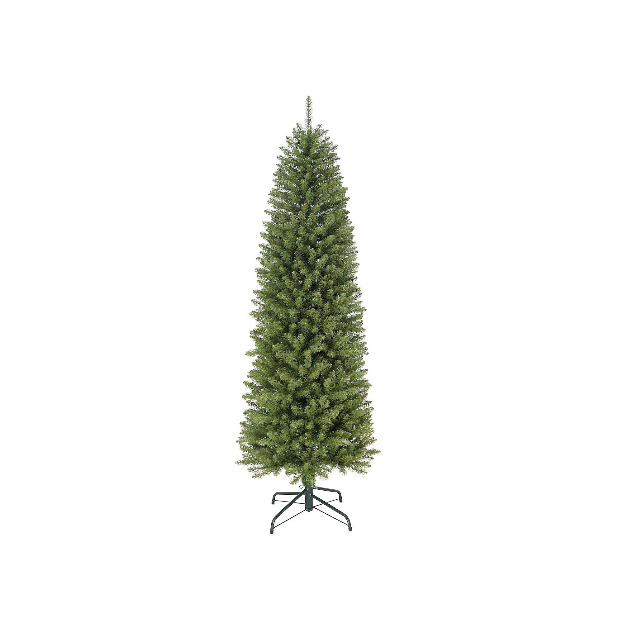 PULEO INTERNATIONAL 7 Pencil Fraser Fir Artificial Christmas Tree with Sta