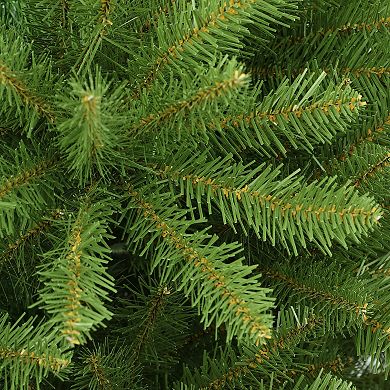 PULEO INTERNATIONAL 7.5' Pencil Fraser Fir Artificial Christmas Tree with Stand