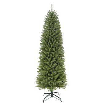 PULEO INTERNATIONAL 9' Pencil Fraser Fir Artificial Christmas Tree with Stand