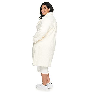 Plus Size Sonoma Goods For Life® x Denise Bidot Teddy Coat