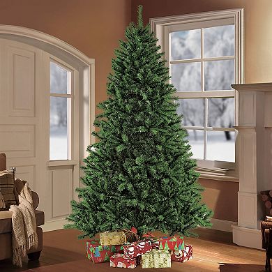PULEO INTERNATIONAL 6.5' Northern Fir Artificial Christmas Tree with Stand