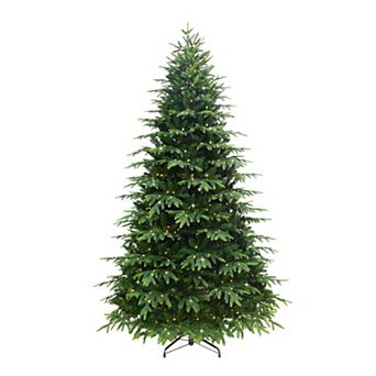 PULEO INTERNATIONAL Pre-Lit 7.5' Rutland Spruce Artificial Christmas Tree with 700 Lights