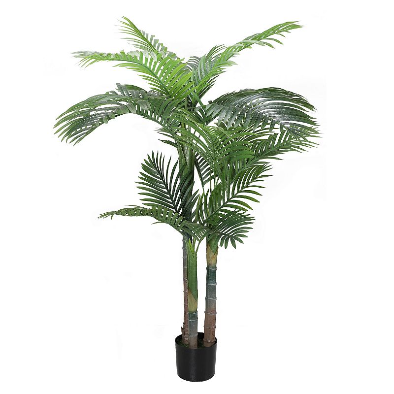 Puleo International 60 Artificial Areca Palm Tree with 18 Leaves with Bl