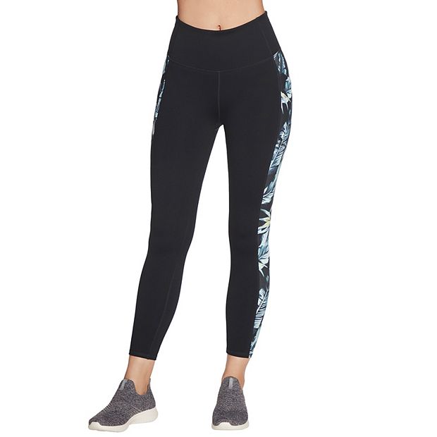 Skechers GoWalk High Waisted Yoga Pants Womens Leggings w/ Pockets