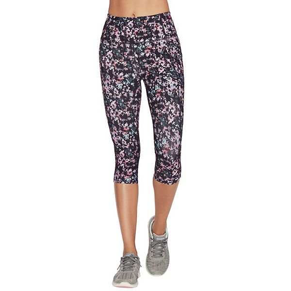 Women's Skechers® GOWALK™ Wear Floral High-Waisted Capri Leggings