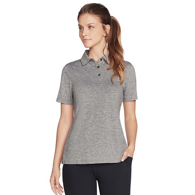 Skechers polo shirt womens black new arrivals