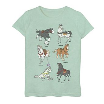 Disney Princess Horses Girls 7-16 Graphic Tee