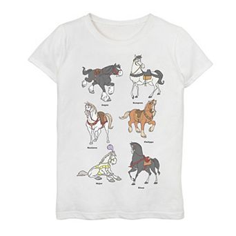 Disney Princess Horses Girls 7-16 Graphic Tee
