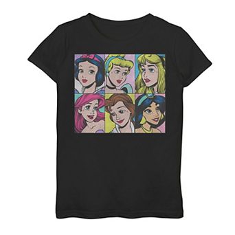 Girls 7-16 Disney Princesses Pop Art Graphic Tee