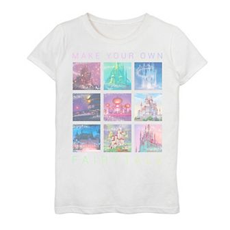 Girls 7-16 Disney Princesses Castles Graphic Tee
