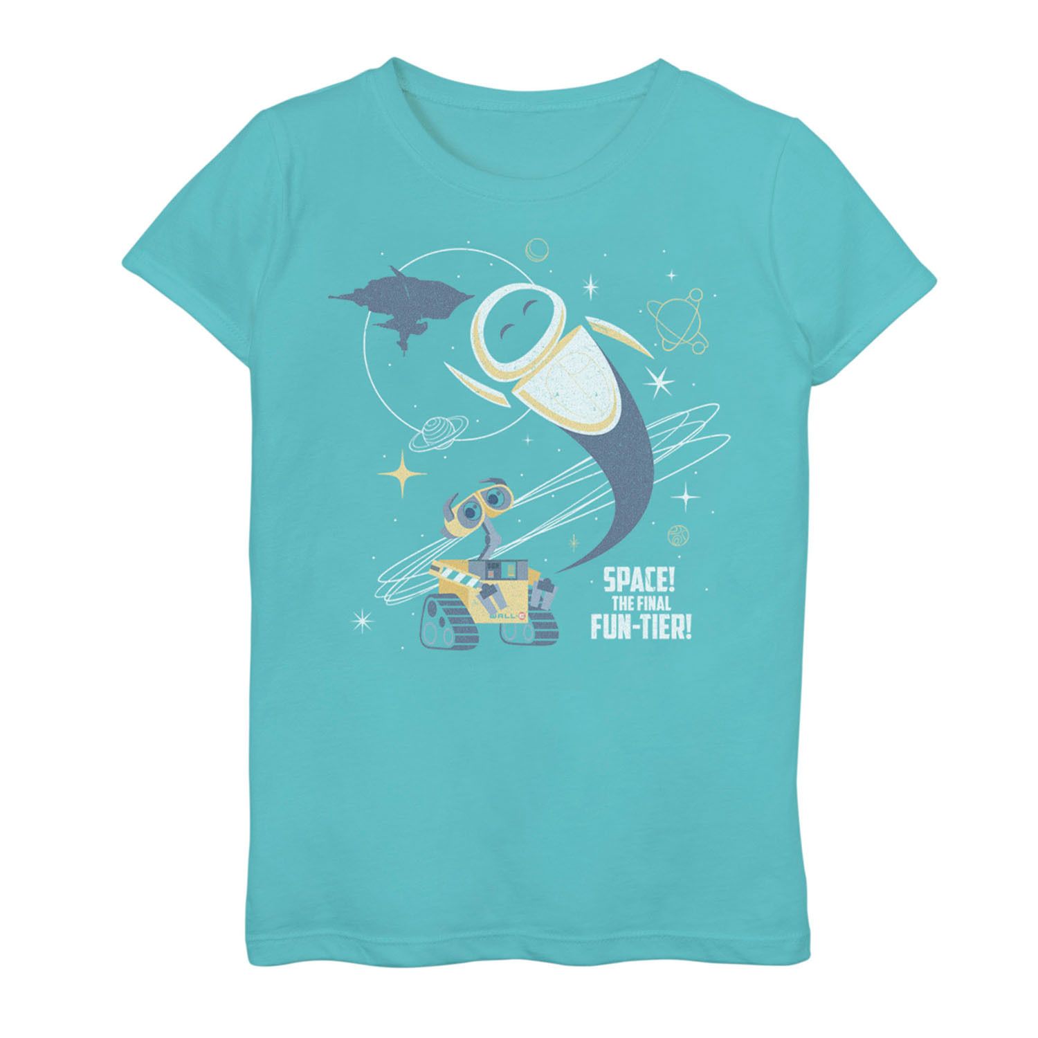 Image for Disney / Pixar Girls 7-16 Wall-E Retro Space Funtier Graphic Tee at Kohl's.