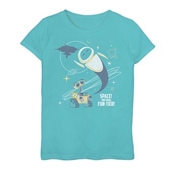 Disney / Pixar's Wall-E Girls 7-16 Retro Space Funtier Graphic Tee