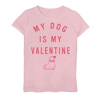 Disney / Pixar's Up Dug Girls 7-16 My Dog Is My Valentine Graphic Tee