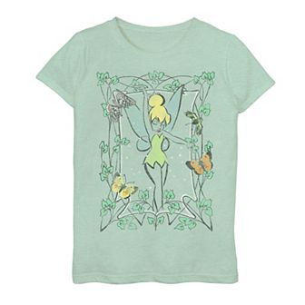 Disney's Tinkerbell Butterflies Girls 7-16 Graphic Tee