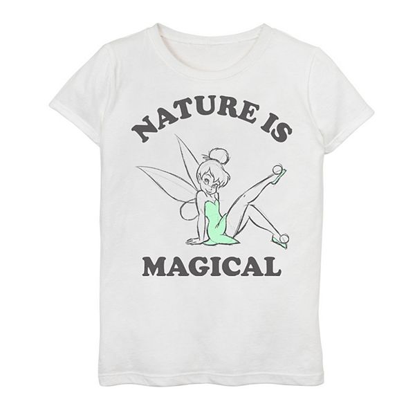 Girls 7-16 Disney Peter Pan Nature Is Magical Tinkerbell Graphic Tee