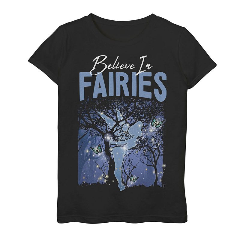 Girls 7-16 Disney Peter Pan Believe In Fairies Graphic Tee, Girls, Size: S