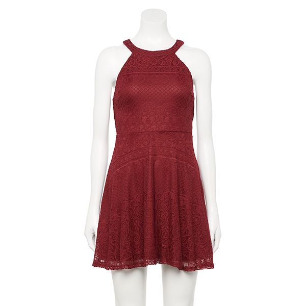 Kohls red lace outlet dress