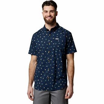 Men's Columbia Rapid Rivers™ Printed Button-Down Shirt