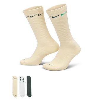 Men's Nike 3-Pack Everyday Plus Cushioned Crew Socks