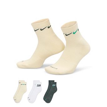 Men's Nike 3-pack Just Do It Everyday Plus Cushion Ankle Training Socks