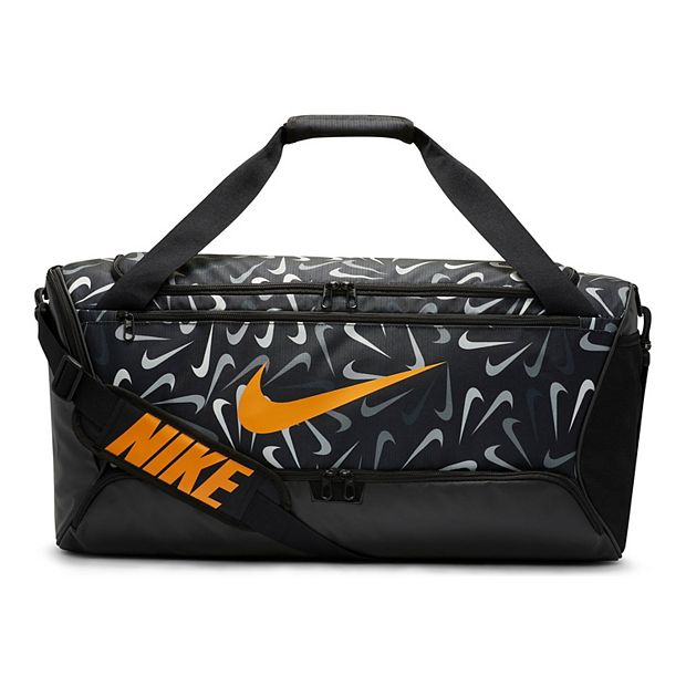 Buy Nike Brasilia Printed Duffel Bag - Blue At 31% Off