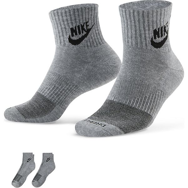 Unisex Nike 2-pack Everyday Plus Dri-FIT Cushioned Ankle Socks