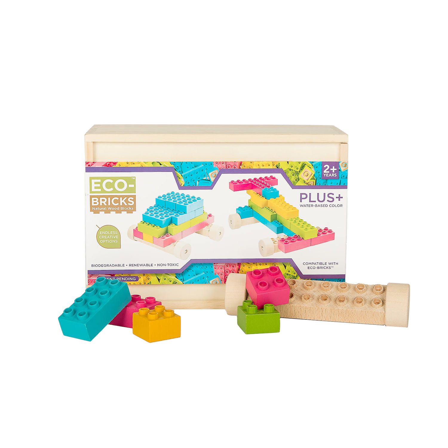 Once Kids Eco-Bricks Color Plus - 48 Piece