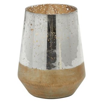 Stella & Eve Textured Gold Glass Candle Holder