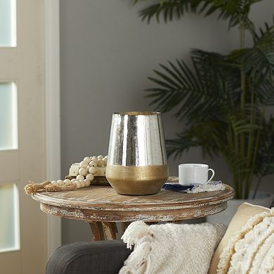 Stella & Eve Textured Gold Glass Candle Holder