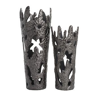 Stella & Eve 2 pc Aluminum Vase Set