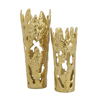 Stella & Eve 2 pc Aluminum Vase Set