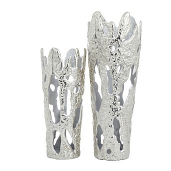 Stella & Eve 2 pc Aluminum Vase Set