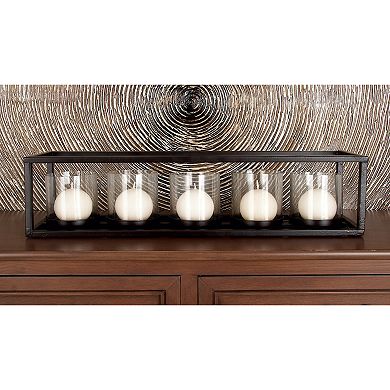 Stella & Eve Black Iron Candle Holder